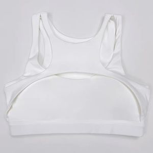 White sports bra low-medium support